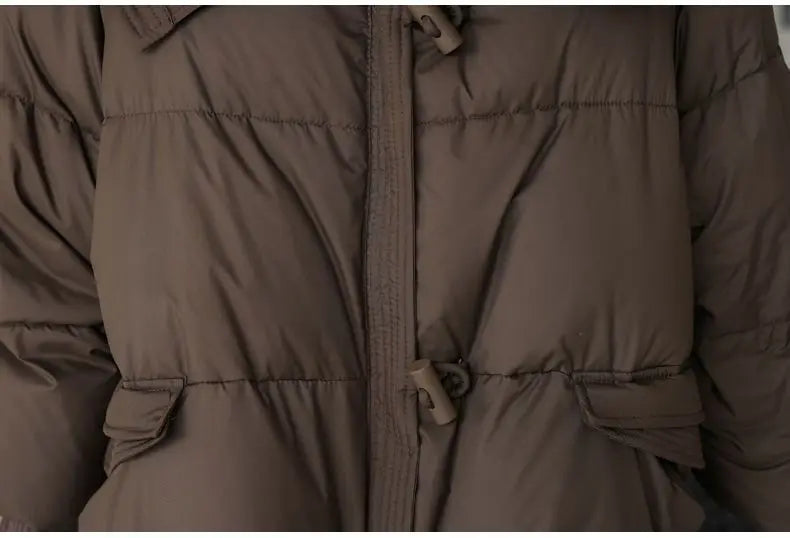 2025 winter brown down jacket