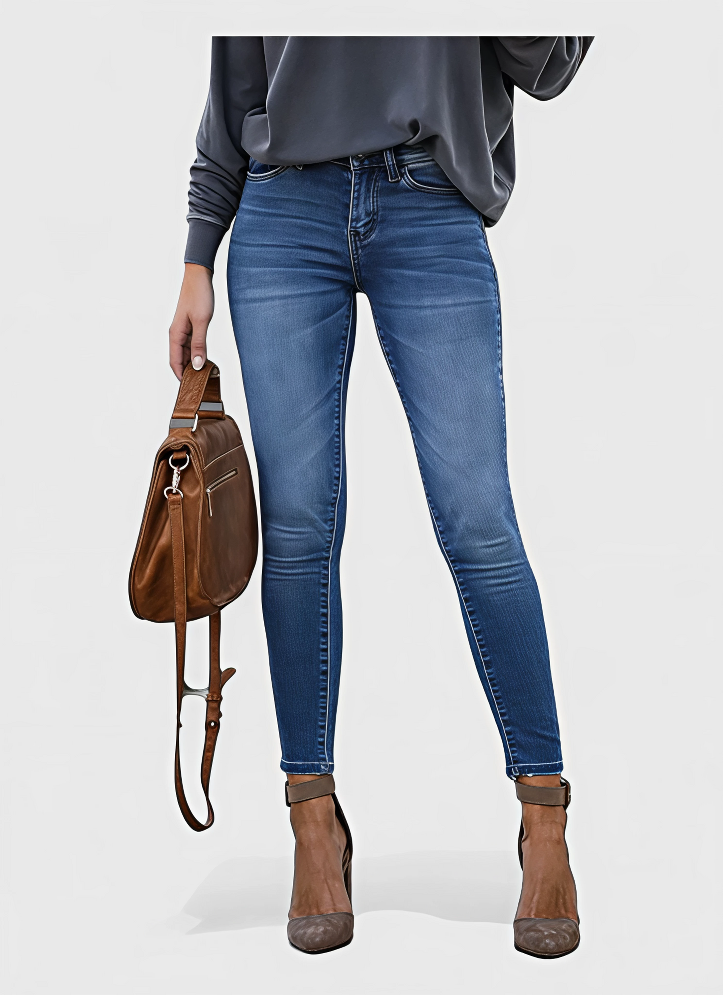 Saleni Skinny Denim Jeans