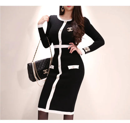 2025 Dress Women Autumn/winter  Korean-style