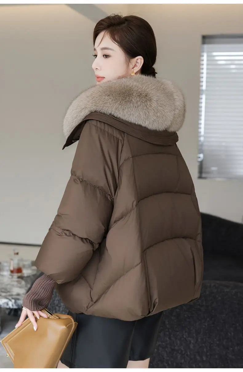 2025 winter brown down jacket