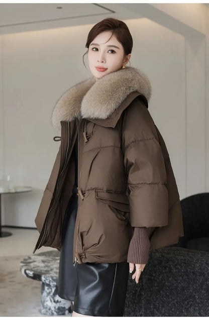 2025 Winter Brown Down Jacket