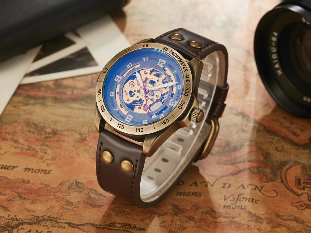 luxury automatic mechanical watch tourbillon