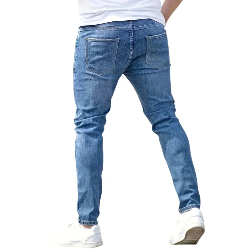 casual skinny pants stretch denim