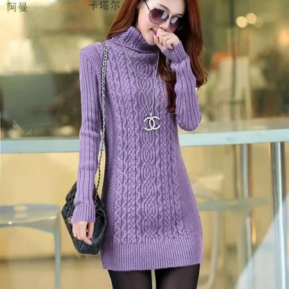 2025 Autumn/Winter Turtleneck Warm Sweaters Slim