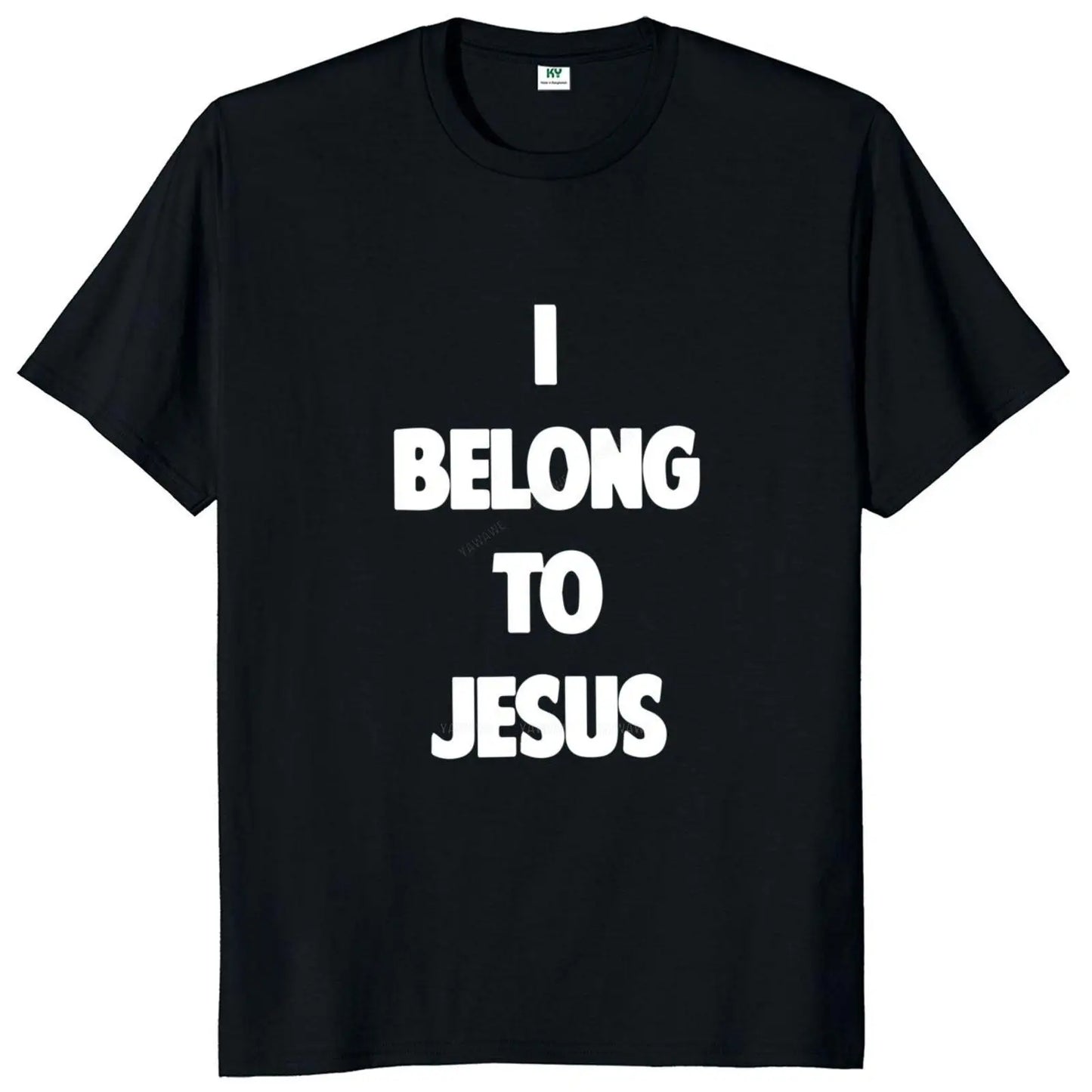 i belong to jesus t shirt christianity fans gift tshirts for men women casual cotton unisex summer soft tee tops