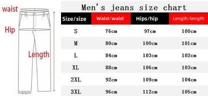 Amazon Hip Hop Slim Fit Ripped Wide Foot Denim