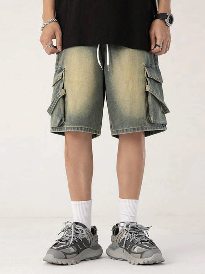 Saleni Pocket Denim Shorts