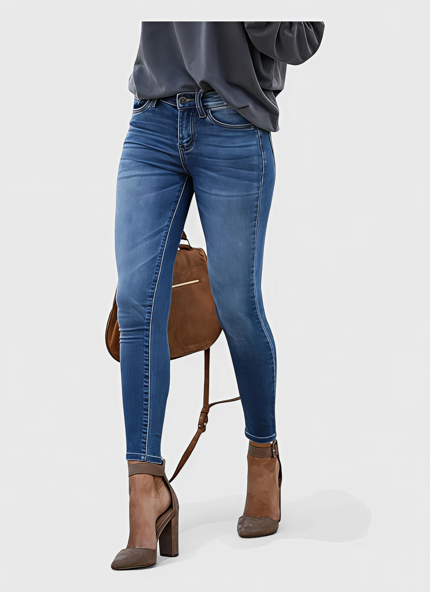 Saleni Skinny Denim Jeans