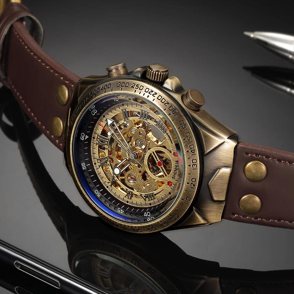 luxury automatic mechanical watch tourbillon