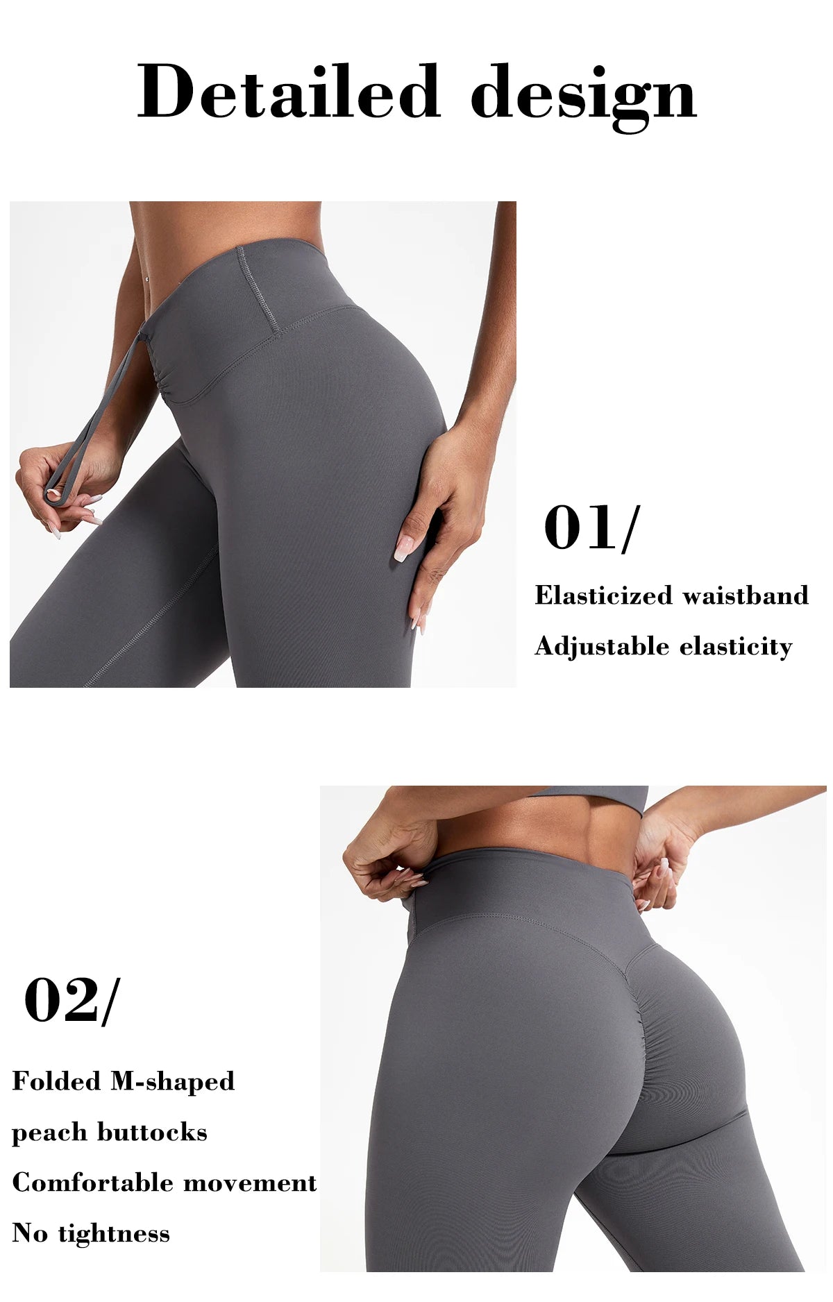 fitness women push up booty yoga/gym pants