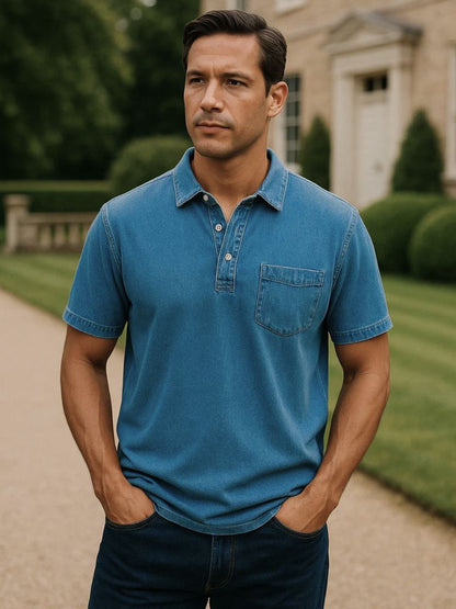 Bethlehem Blues Polo Shirt