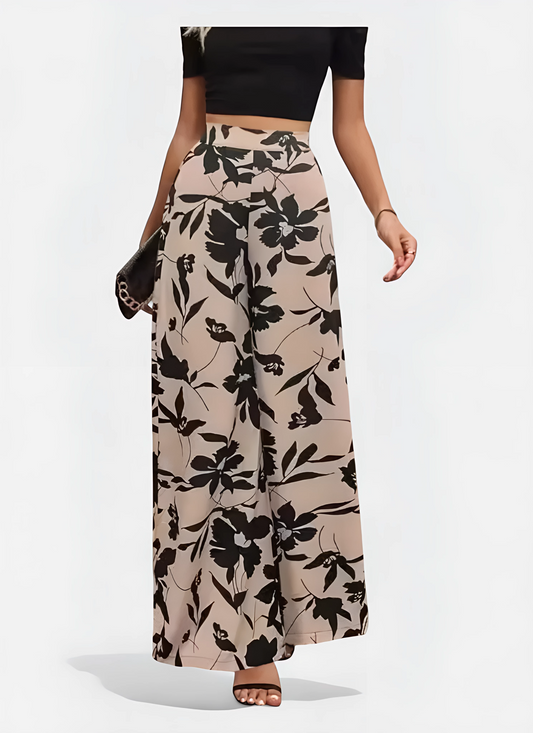 Saleni Fashion Summer Wide-Leg Trouser