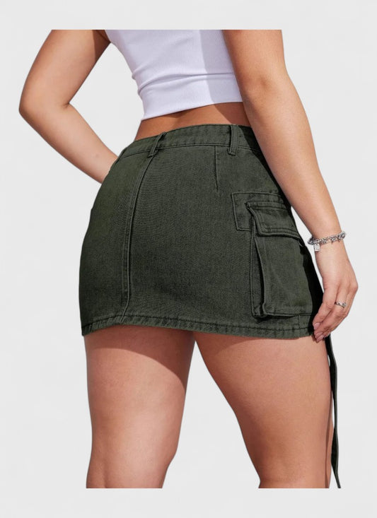 Urban Breeze Mini Denim Skirt