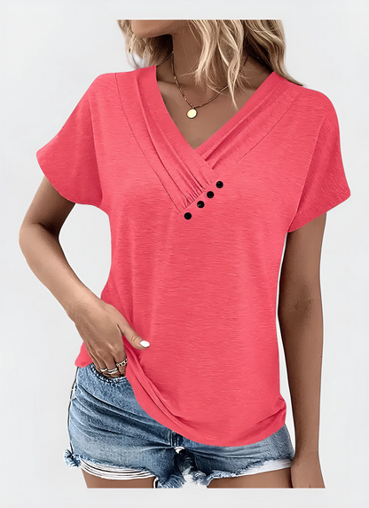 Summer V-Neck T-Shirt