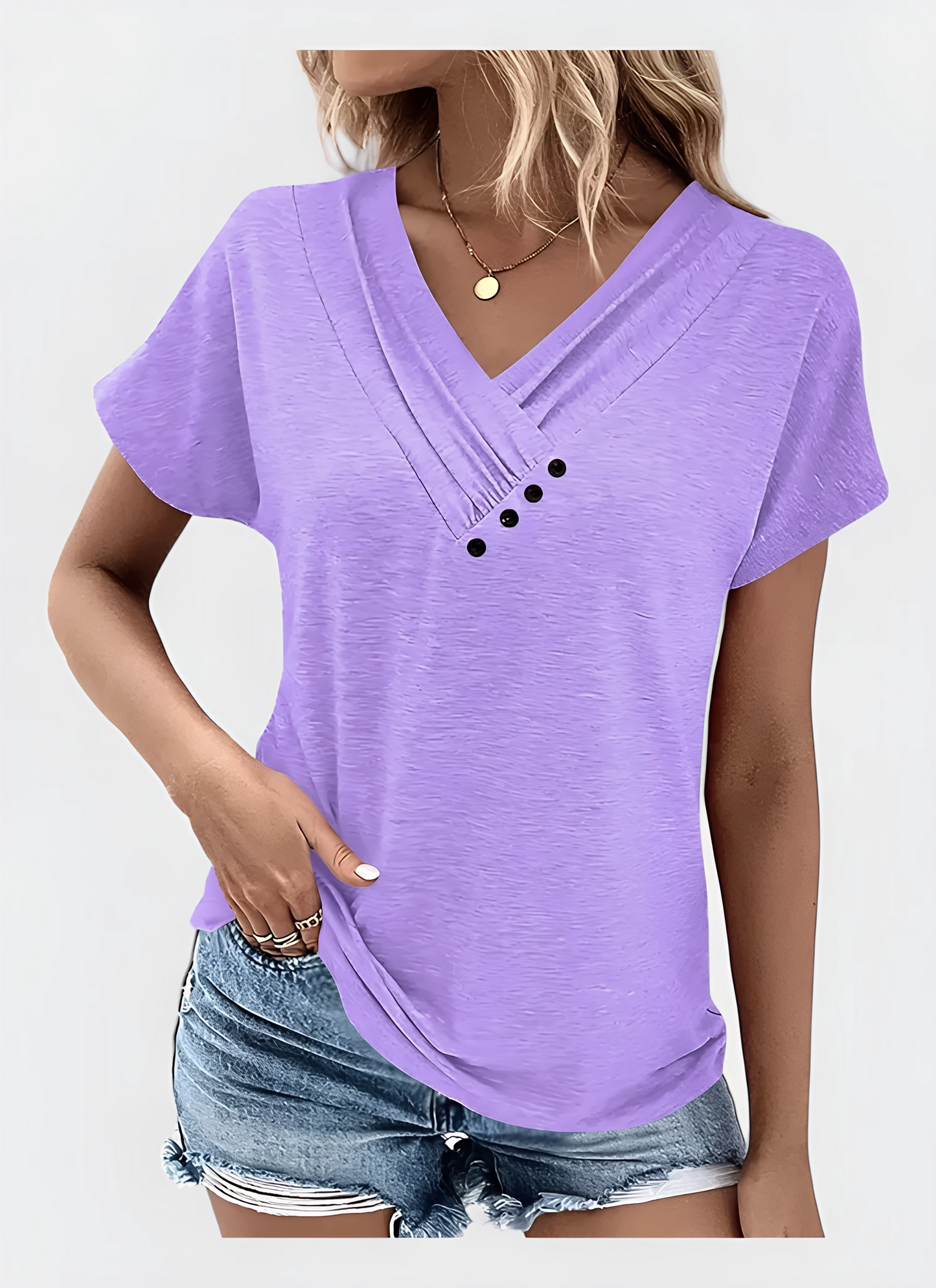 Summer V-Neck T-Shirt