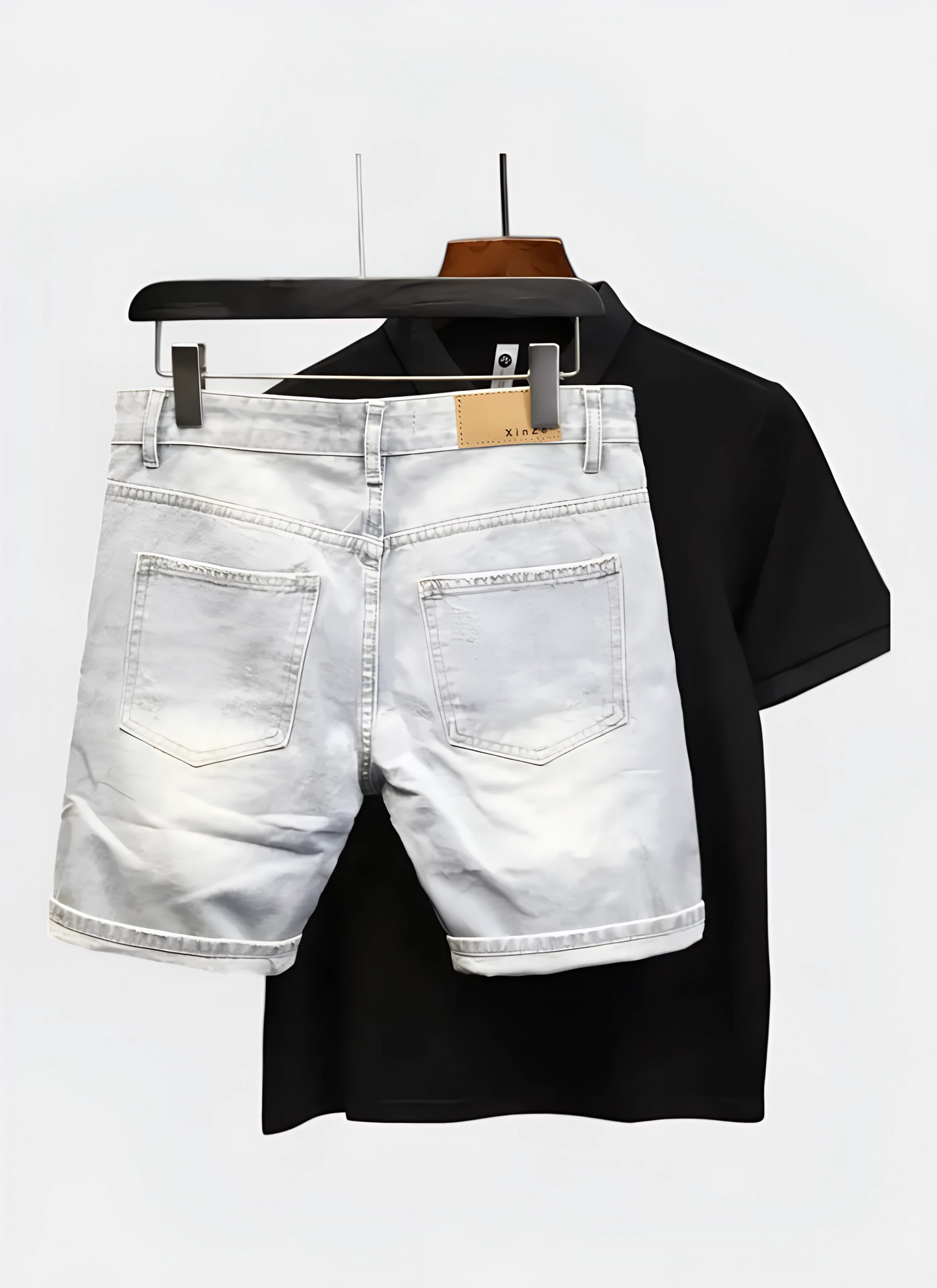 Classic Distress Slim Shorts