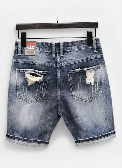 Luxe Vintage Slim Denim Shorts