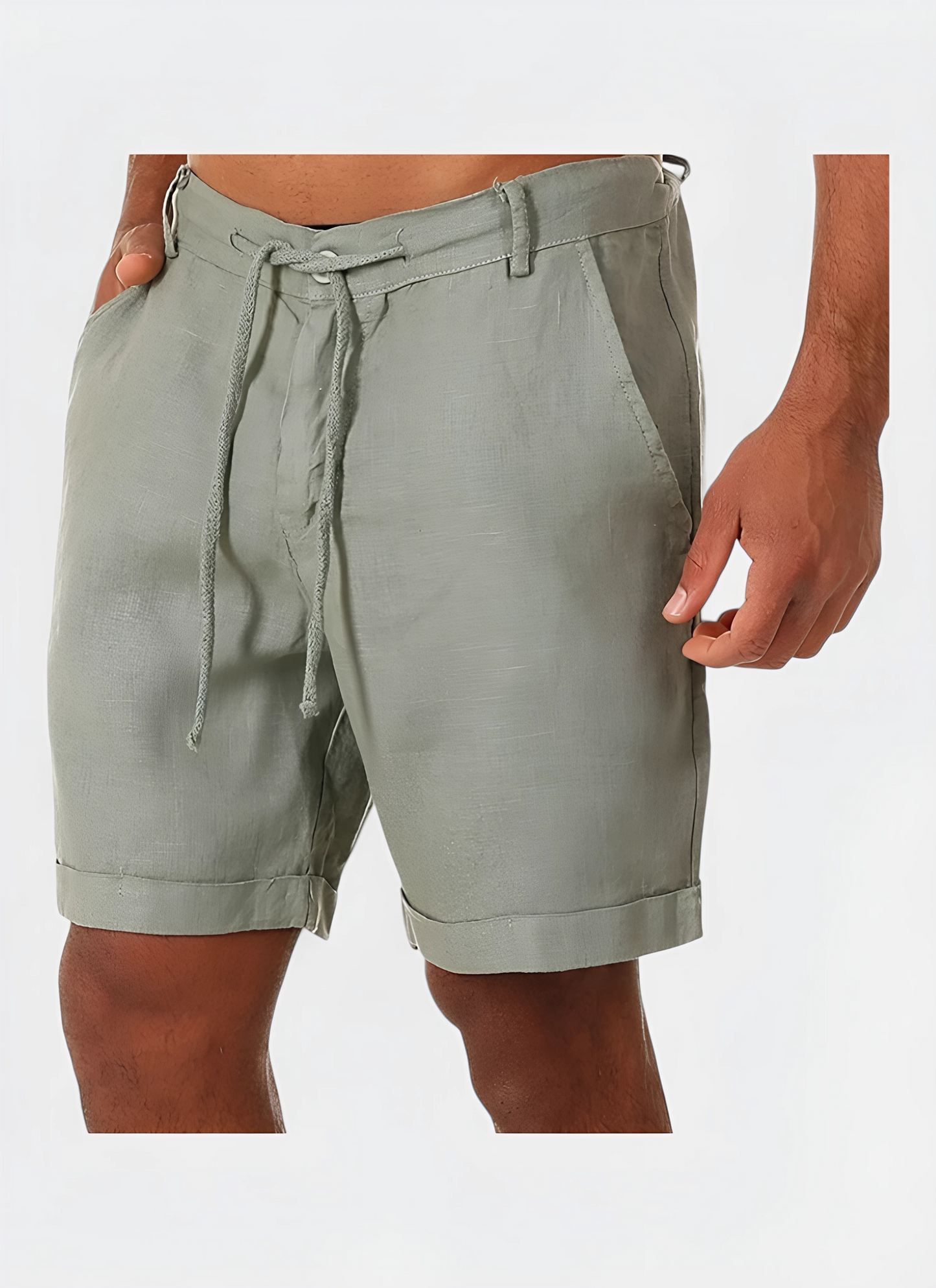 Saleni Cargo Cotton Zipper Shorts