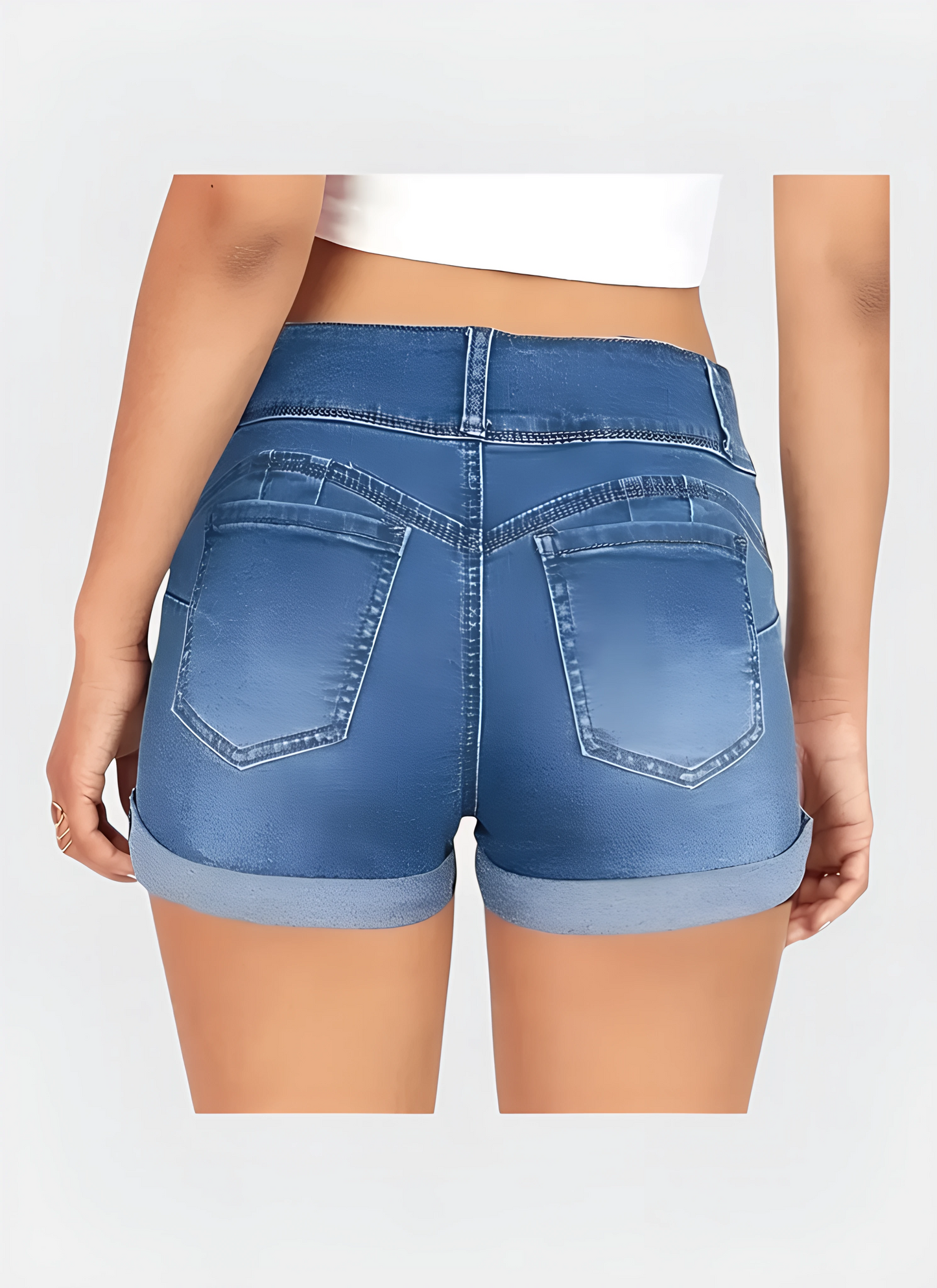 Saleni Versatile Street Denim Shorts