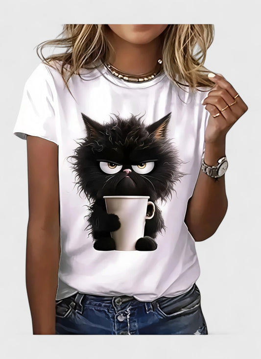 Saleni Cat Kawaii T-Shirt