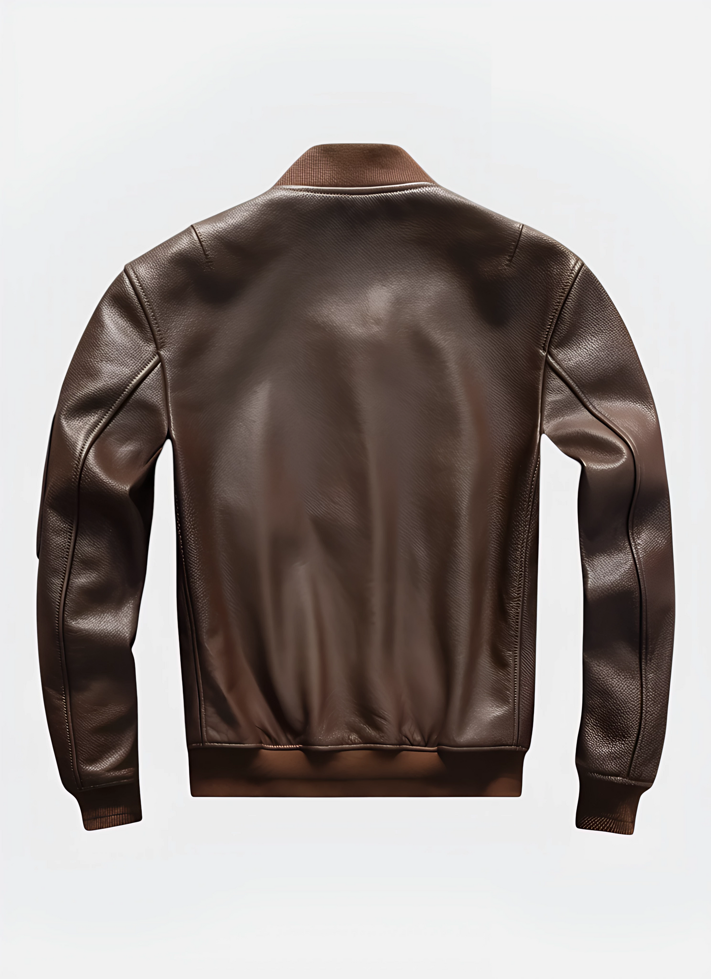 saleni leather jacket military style