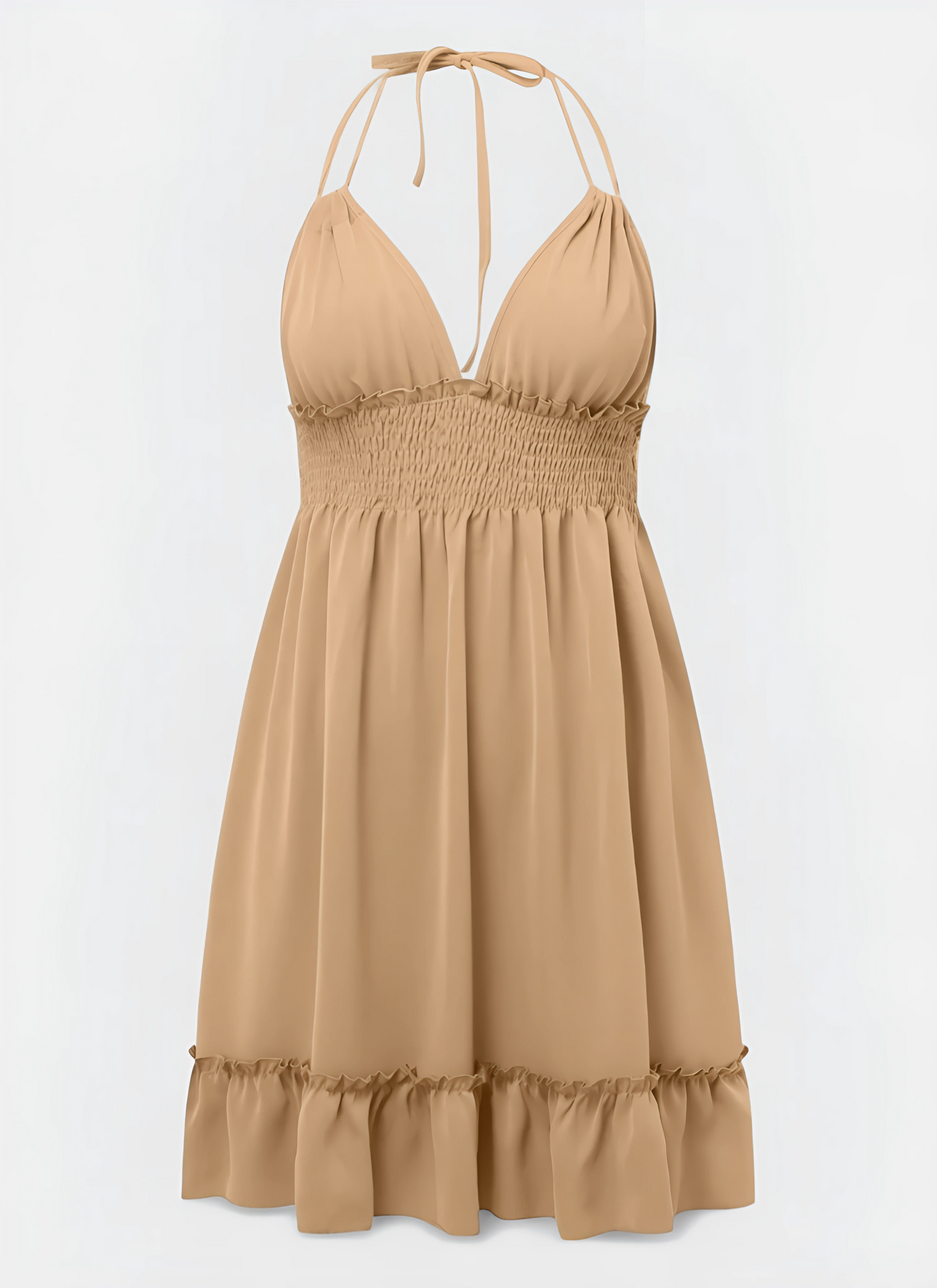 Boho Bloom V-Neck Dress