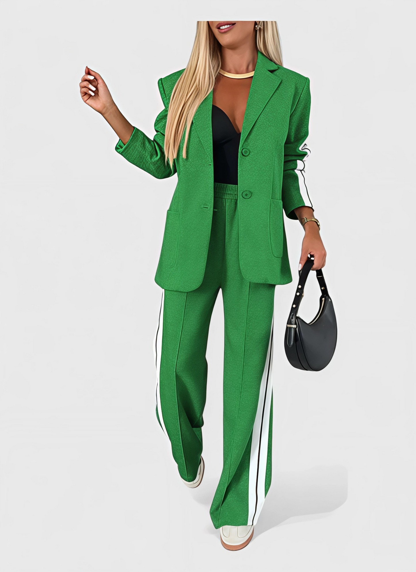 Saleni Blazer and Pants Suit