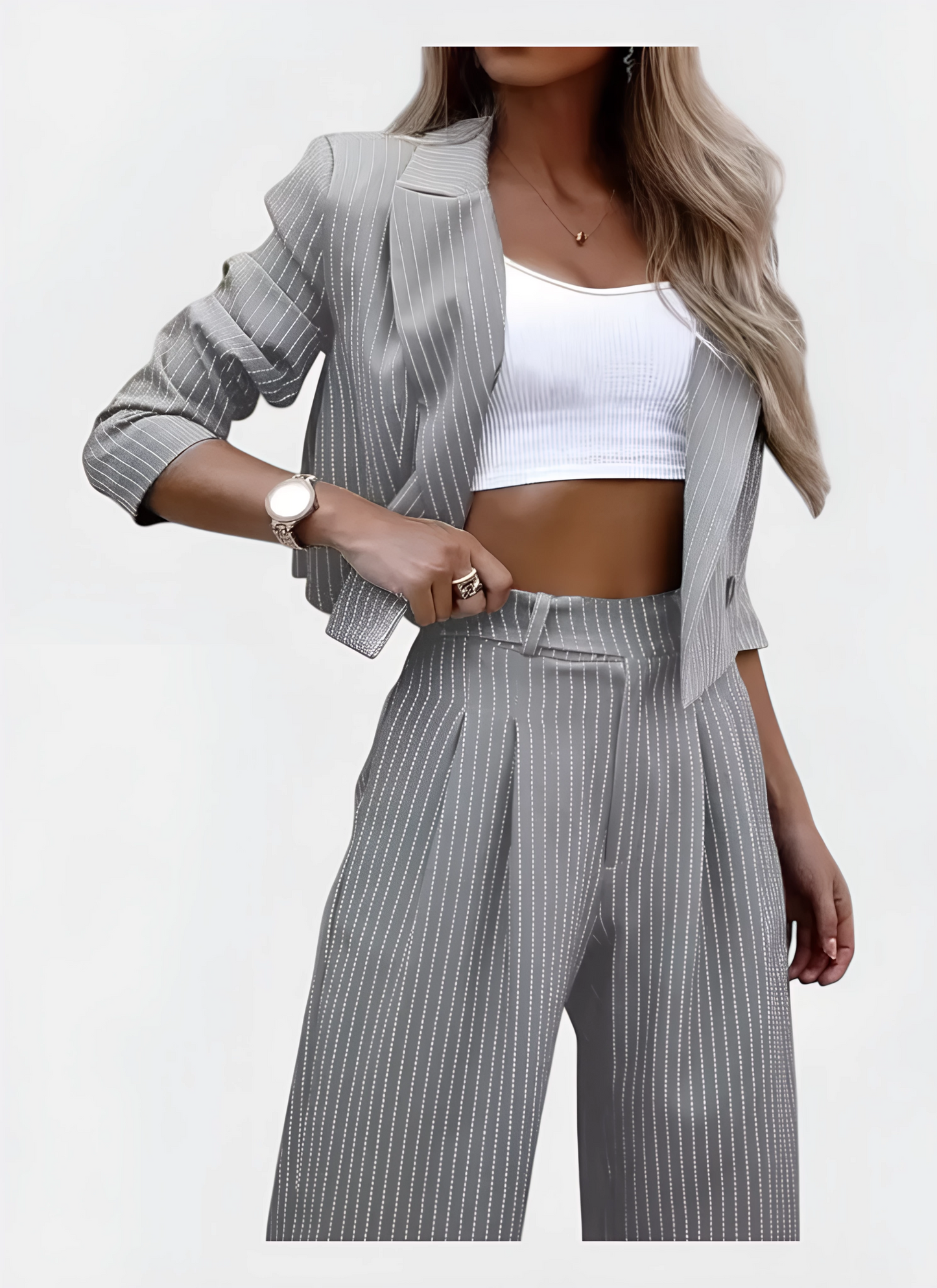 Saleni Blazer and Pants Suit