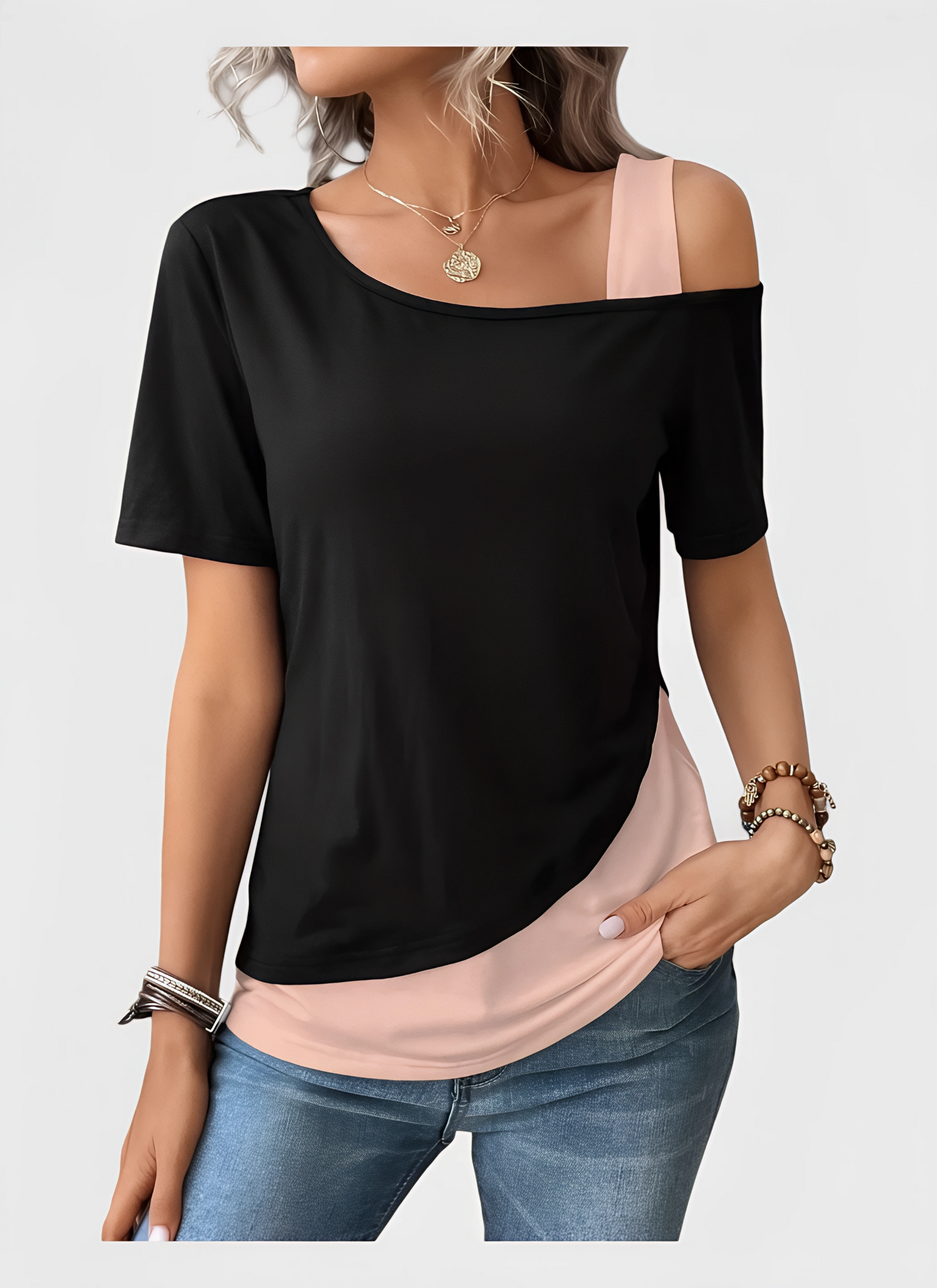 Sunny Shoulder Colorblock