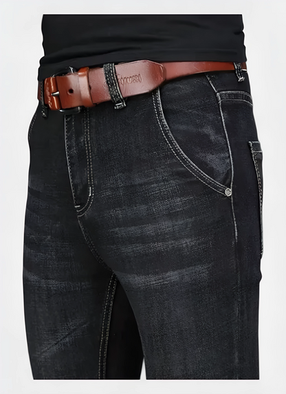Saleni Slim Wide-Leg Denim