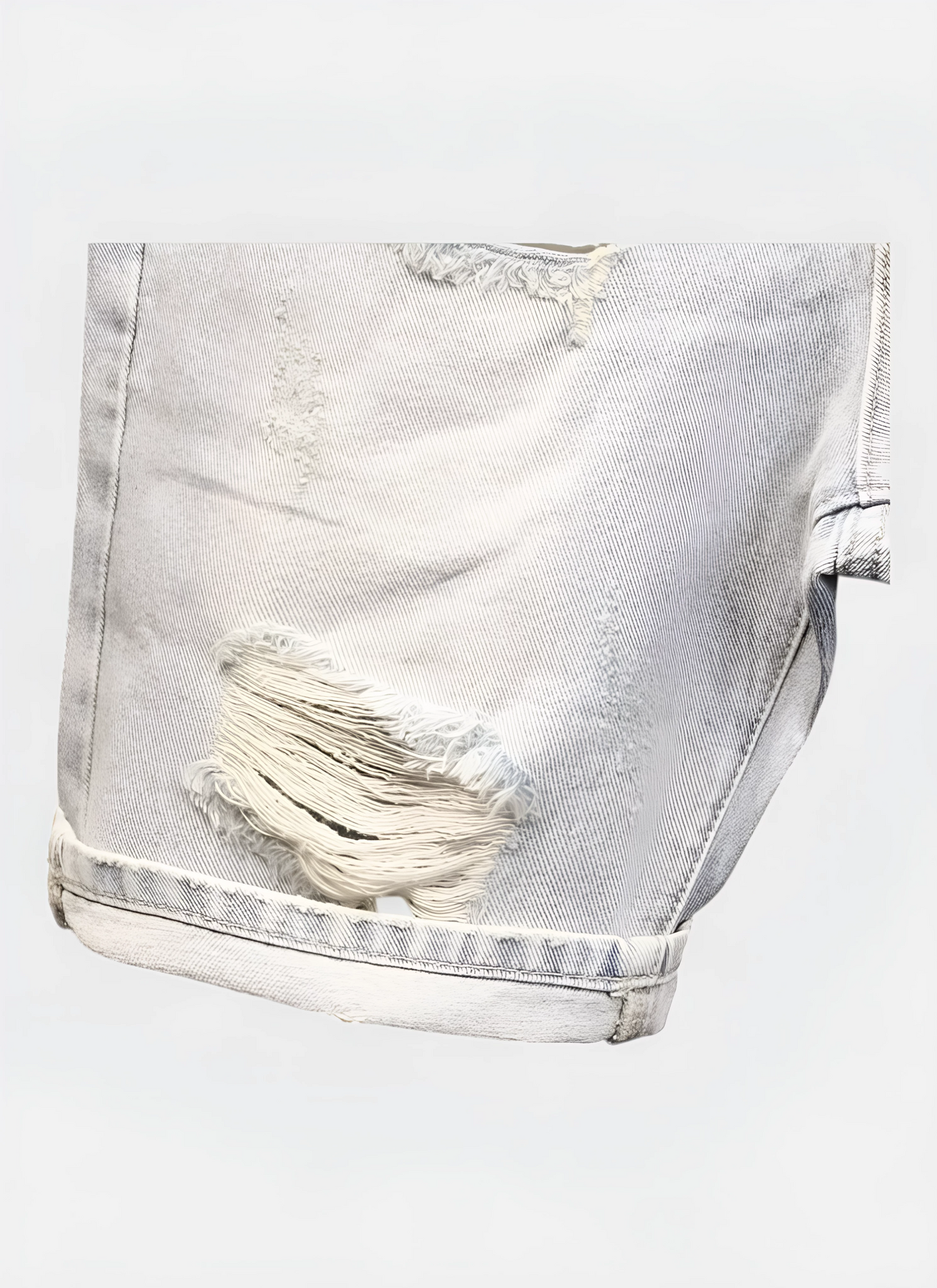 Classic Distress Slim Shorts