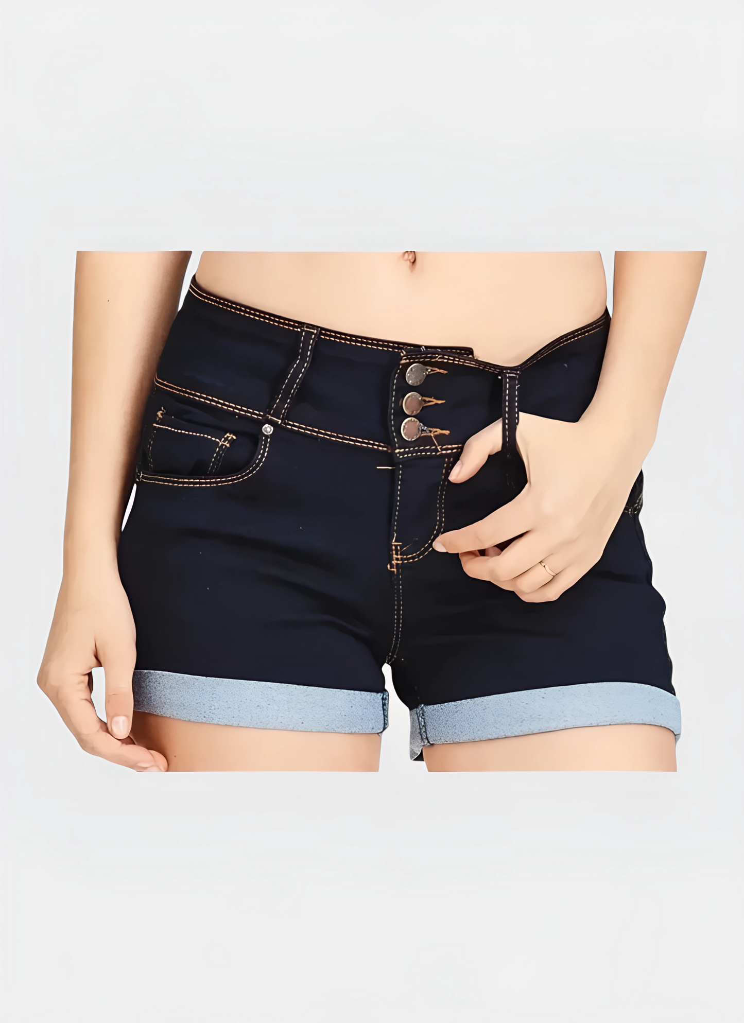 Saleni Versatile Street Denim Shorts