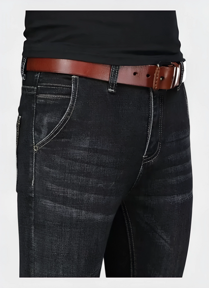 Saleni Slim Wide-Leg Denim