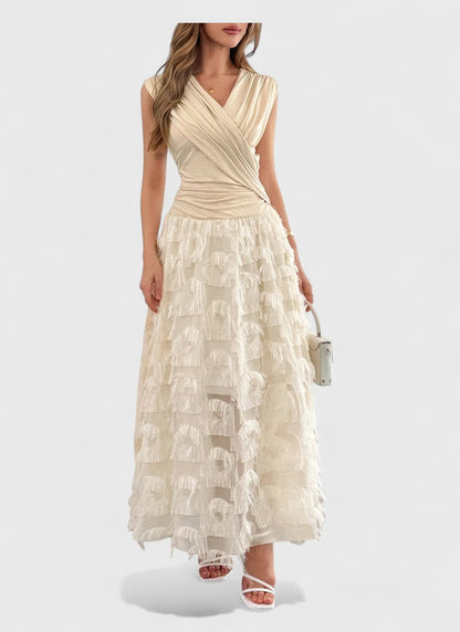 Elegance Patchwork Slim Dress