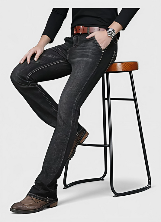 Saleni Slim Wide-Leg Denim