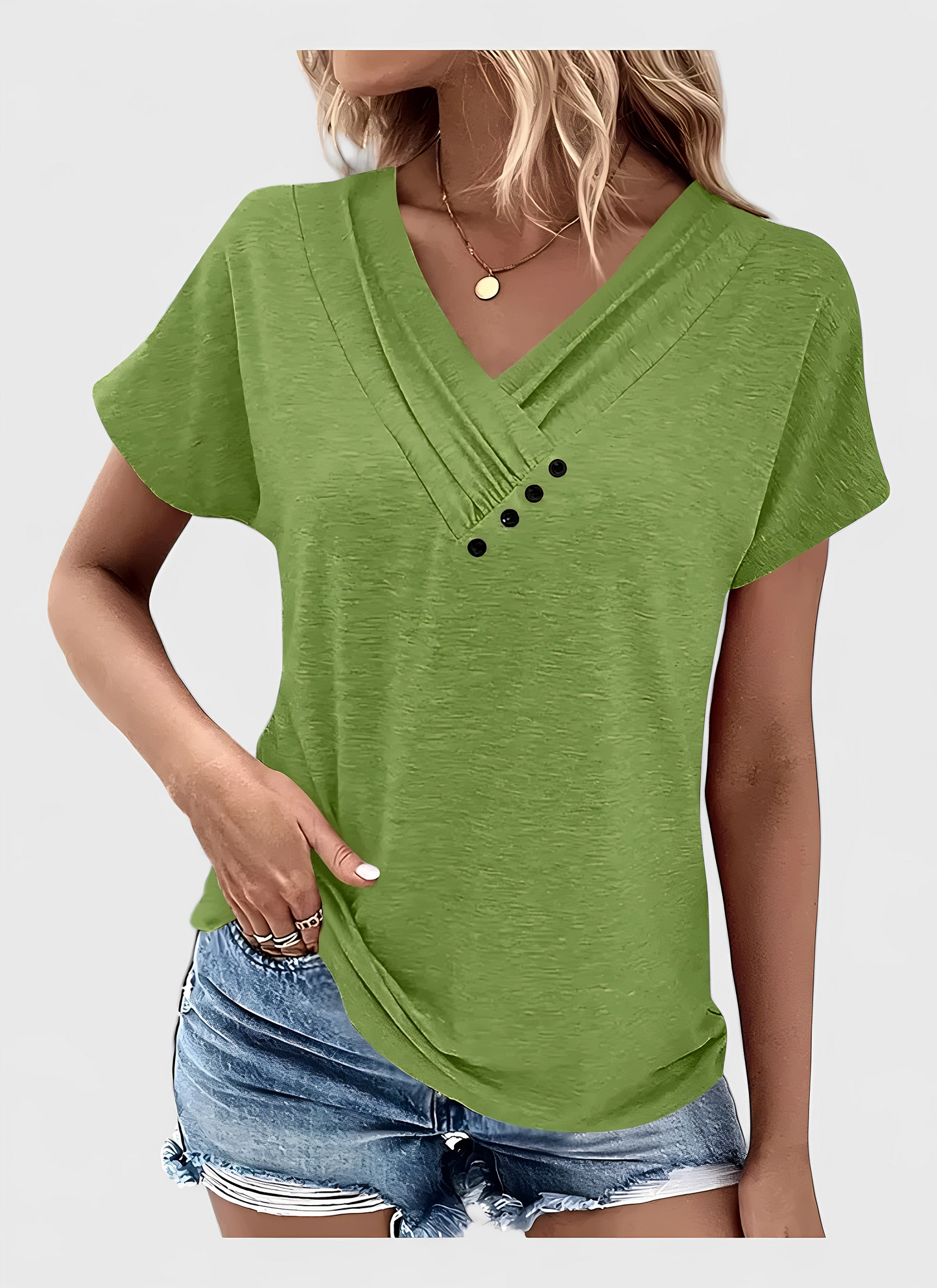 Summer V-Neck T-Shirt