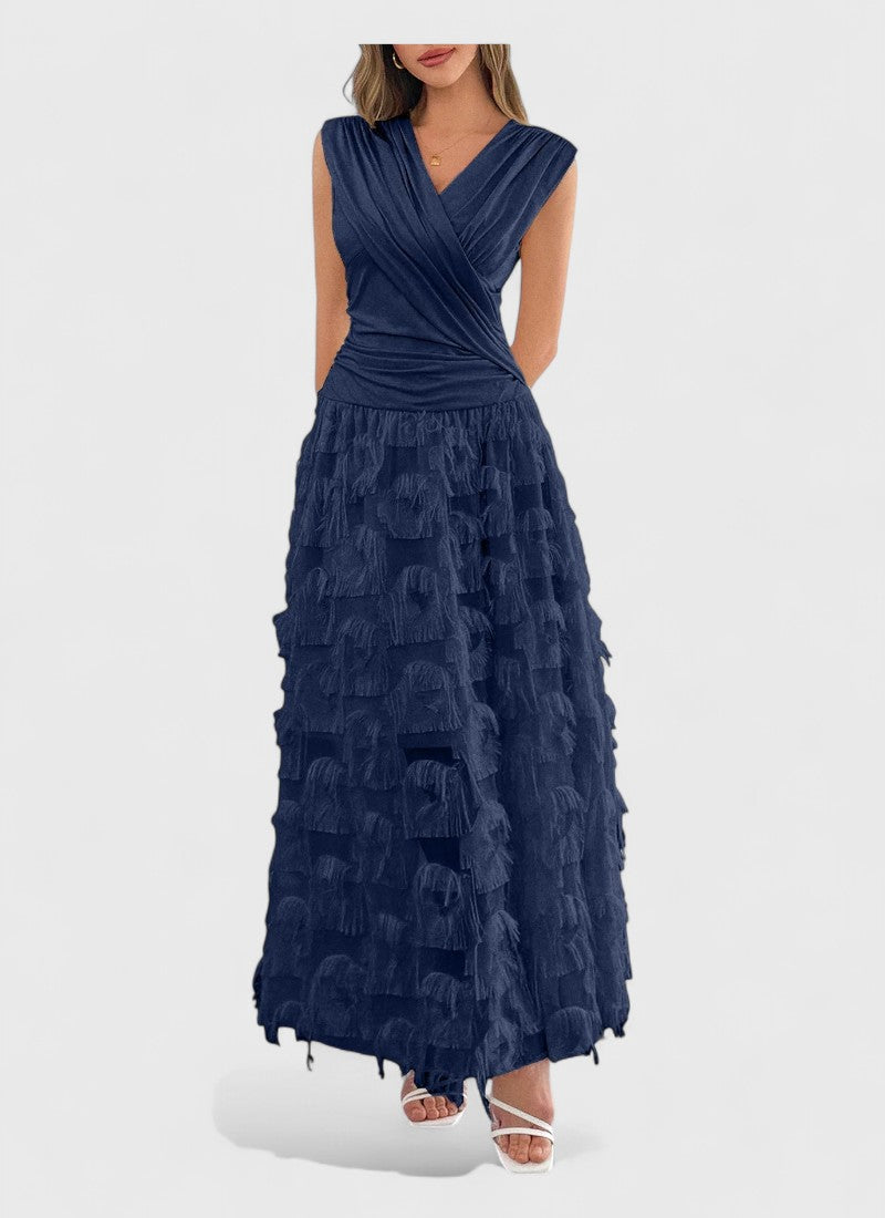 Elegance Patchwork Slim Dress