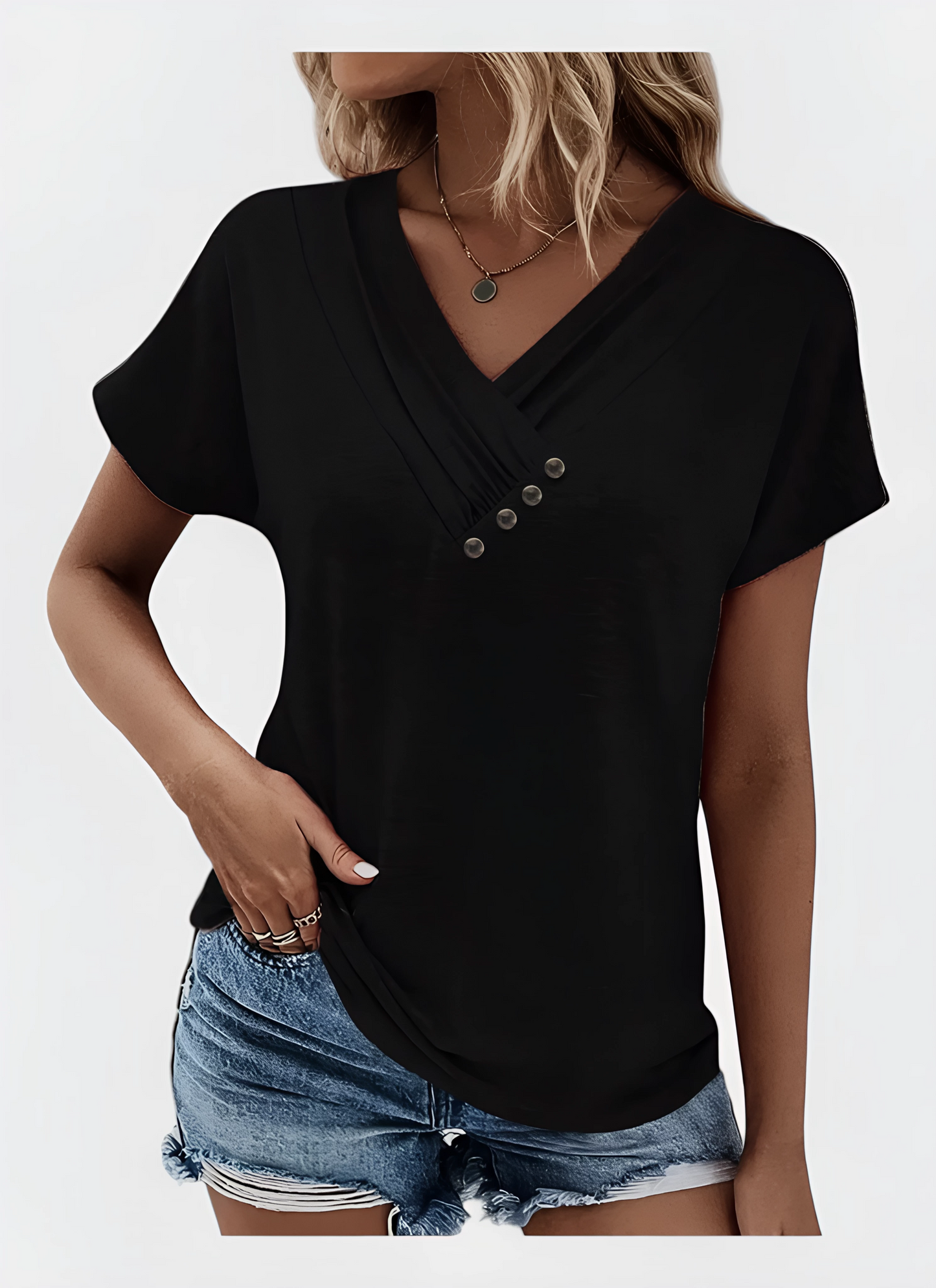 Summer V-Neck T-Shirt