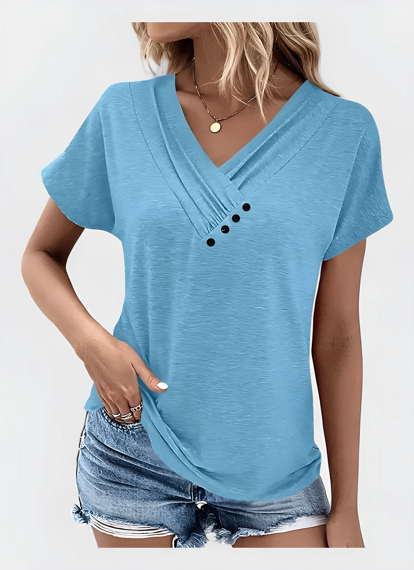 Summer V-Neck T-Shirt