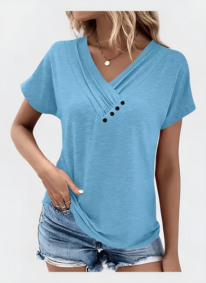 Summer V-Neck T-Shirt